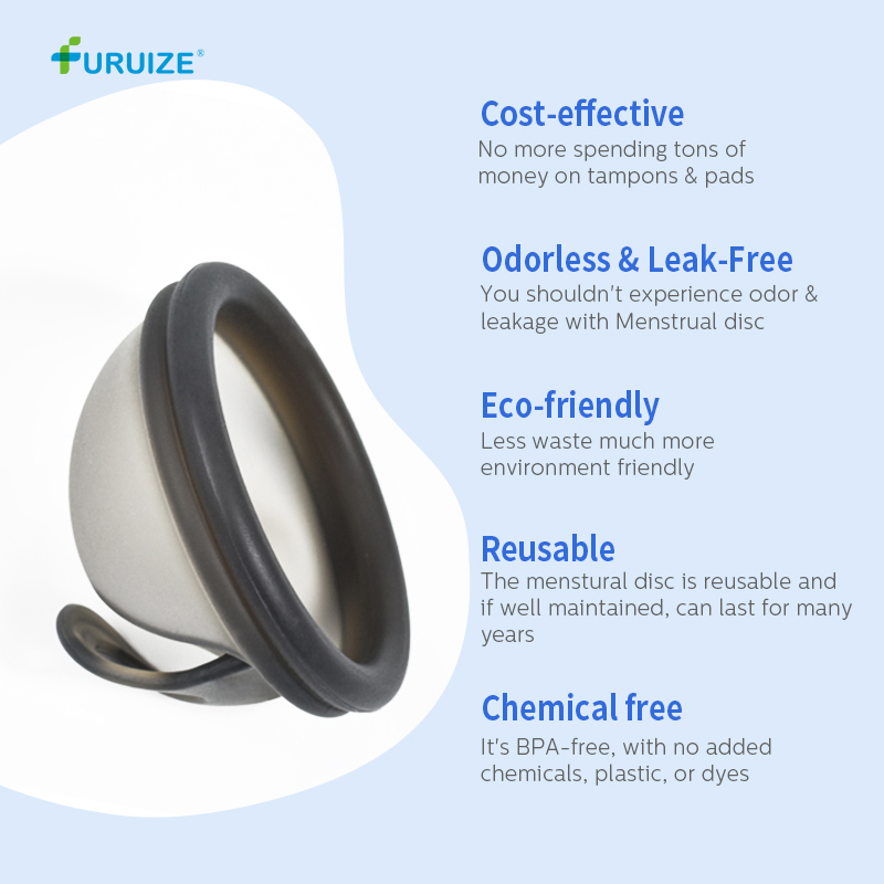 Menstruation Cup Wholesale Reusable Custom Reusable Medical Wholesale Organic Copa Comfortable Women Silicone Menstrual Disc