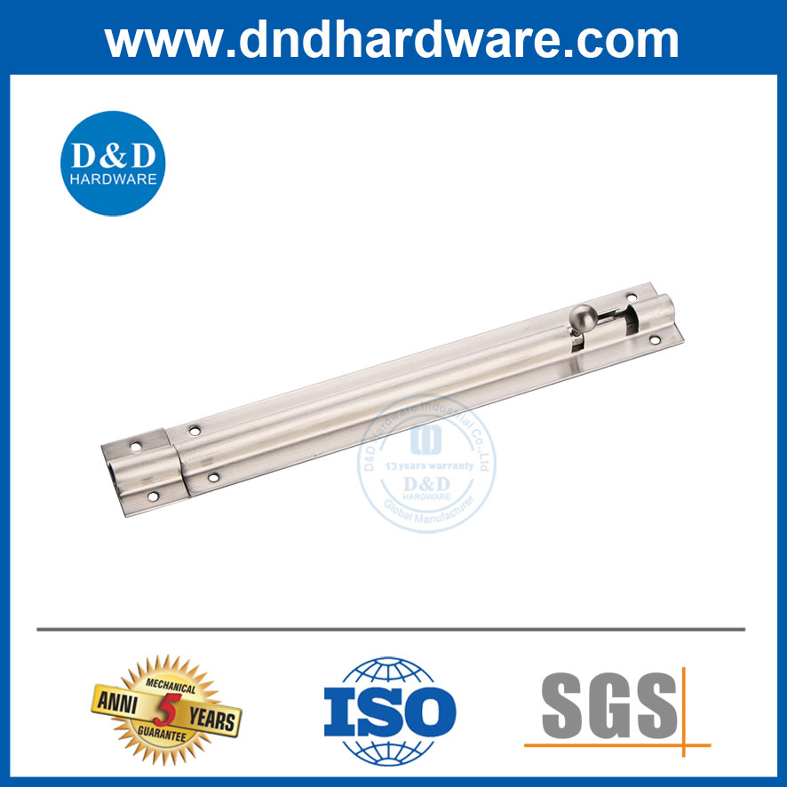 Stainless Steel Door Hardware 8 Inches Door Flush Bolt