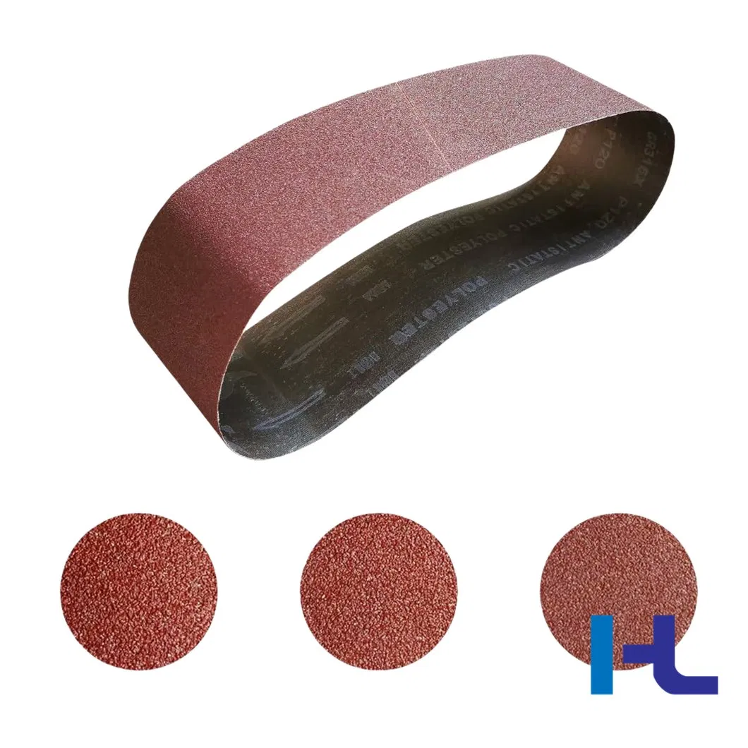 Convenient Aluminium Oxide Abrasive Sanding Paper Belt, Suitable for Large Belt Machine and Grinding Equipment