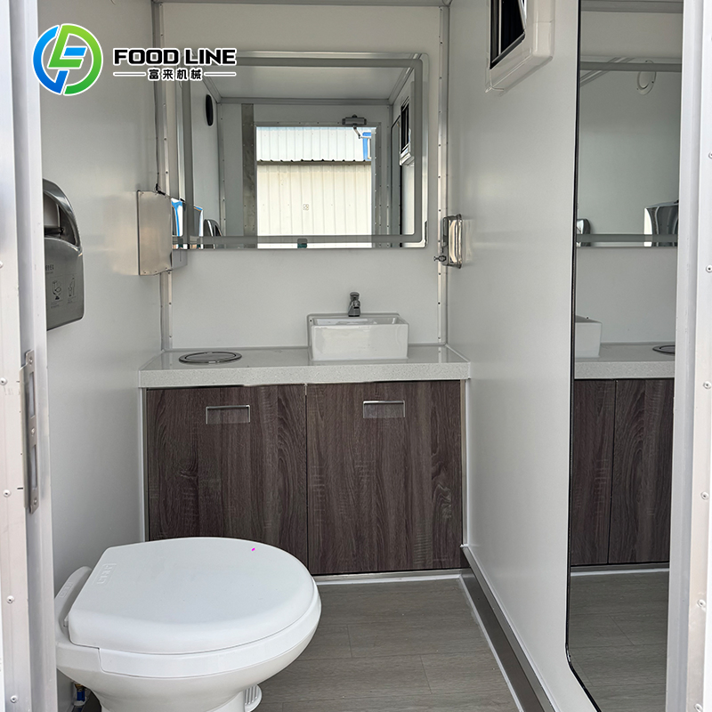 Trailer-Mounted Pollution-Free Portable Toilet