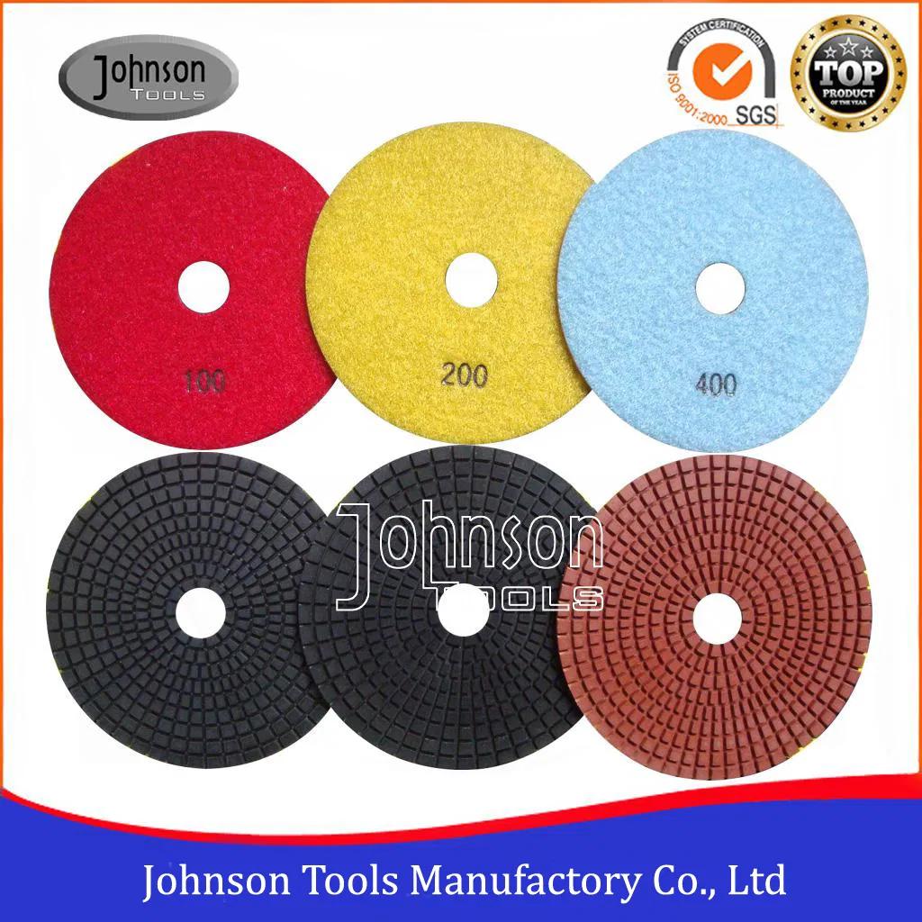 125mm High Quality Diamond Wet Resin Pad for Grinding Stone