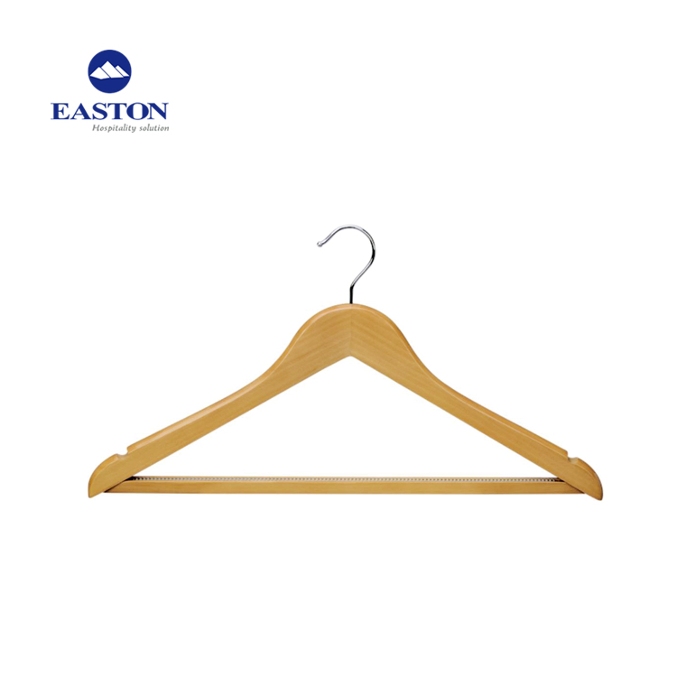 Hot Sale Hotel Male Trousers Hanger with Security Ring