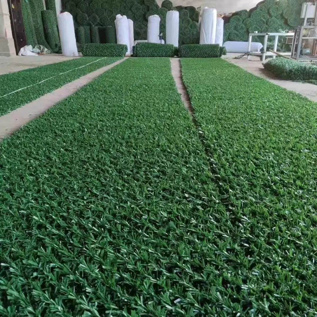 1mx10m Artificial Wire Mesh Roll Fence Faux Green Hedge Pine Needle Fence Wall Grass Fence for Courtyard Decoration