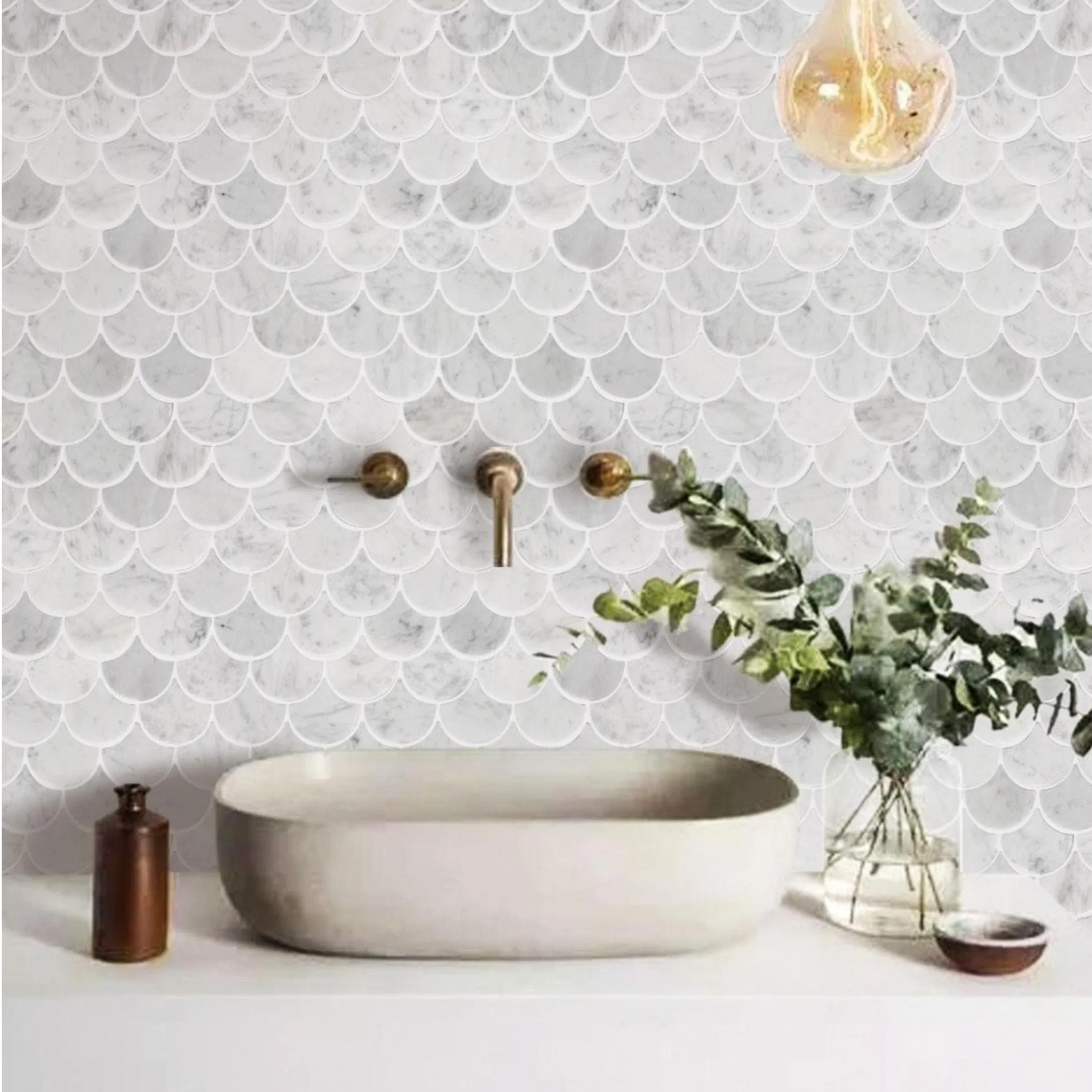 Мозаика из натурального мрамора для стен и пола