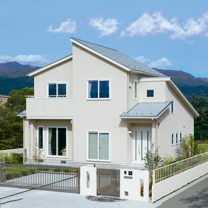 Customized Design 2 Floor 3 Bedrooms with Toilets AAC Panel Steel Structure Villa Prefab House