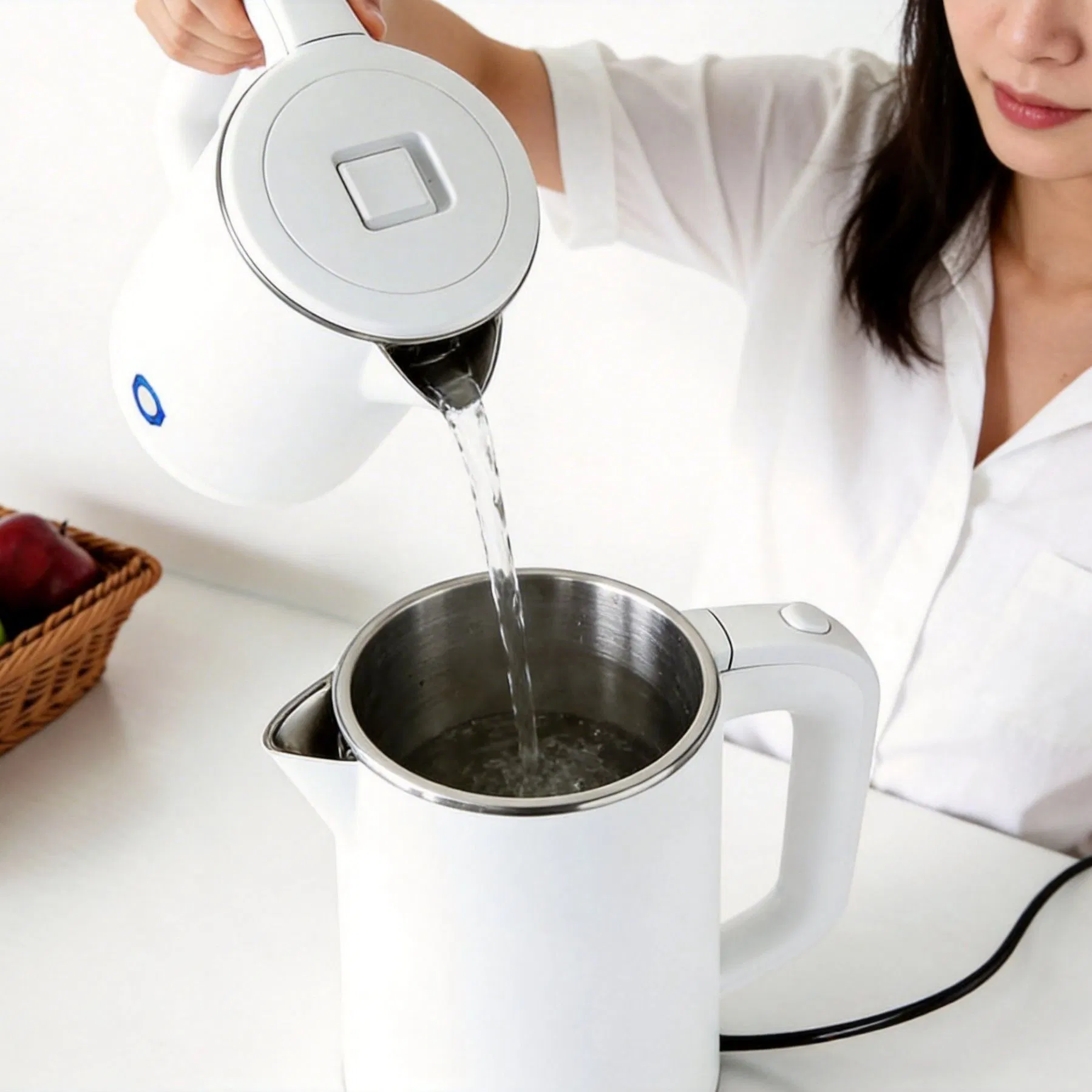 1.8L Electric Home Appliances Electrical Satinless Steel Cordless Water Kettle