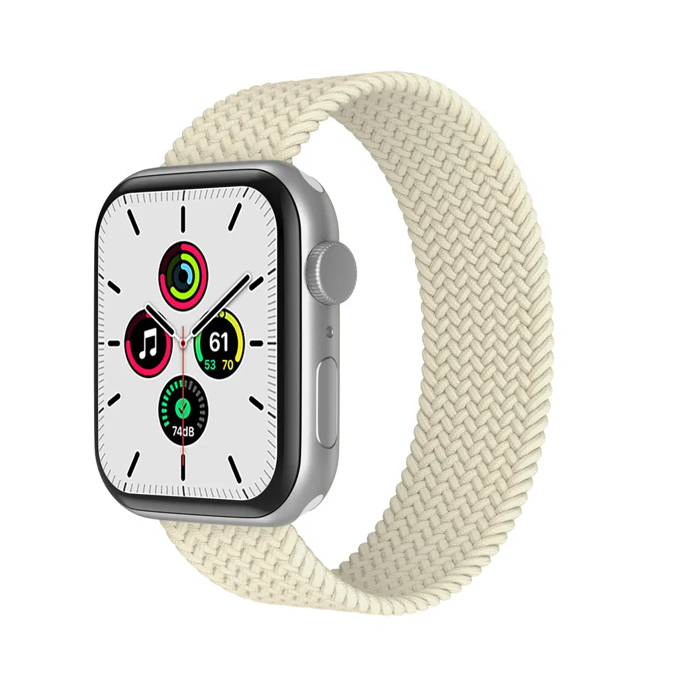 Single-Loop Woven Elastic Strap Nylon Strap iWatch