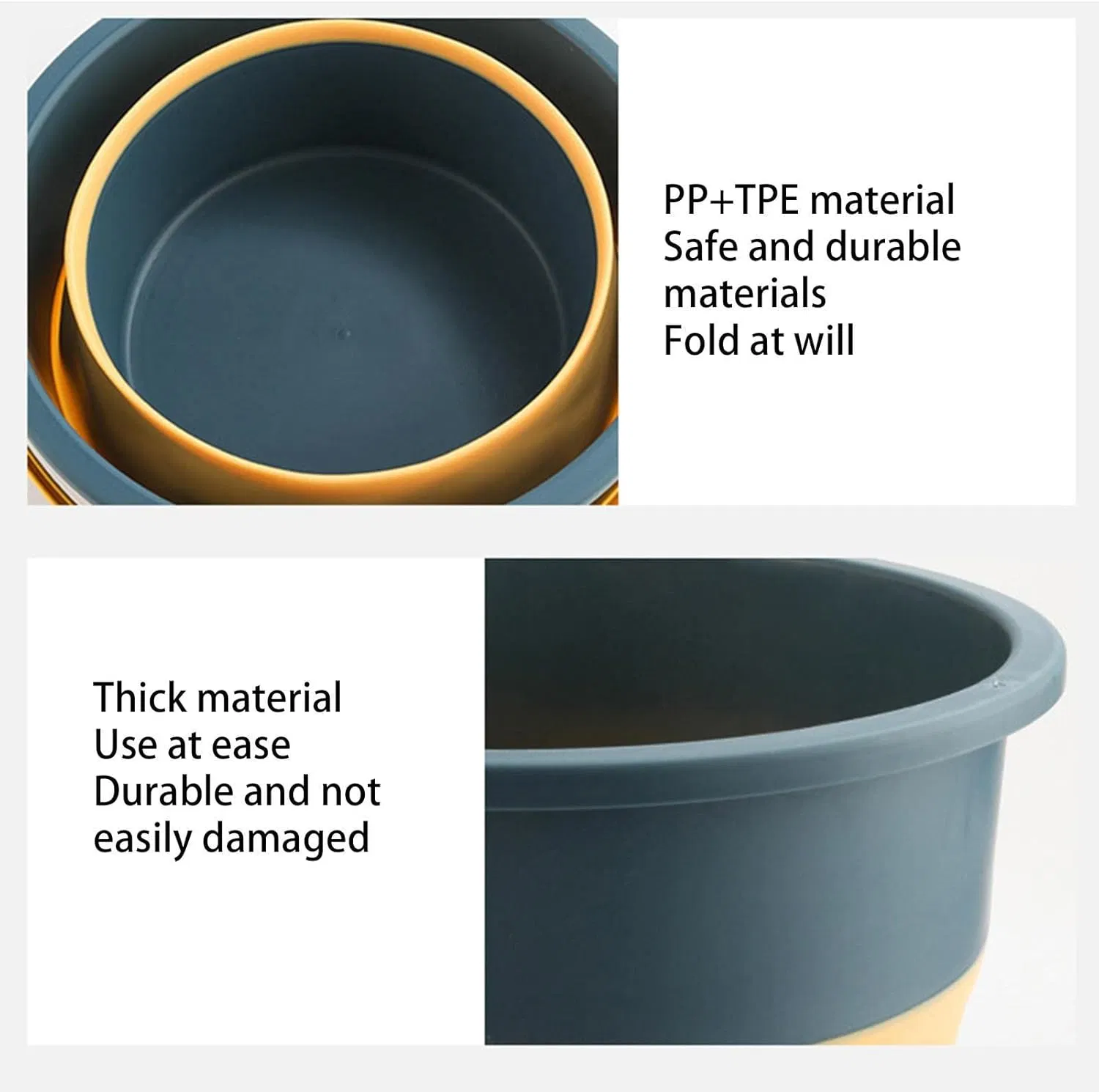 Collapsible Bucket Foldable Silicone Bucket Folding Bucket