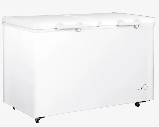 390L Commercial Double Door Horizontal Deep Chest Freezer with Big Capacity