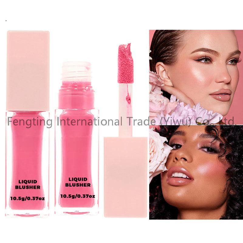 Vegan Cream Blush Wholesale Pink Shimmer Single Palette Smooth and Pigmented