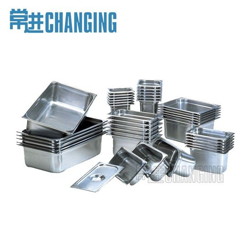 Changing Catering Equipment Stainless Steel Gastronorm Pan / Gn Pan