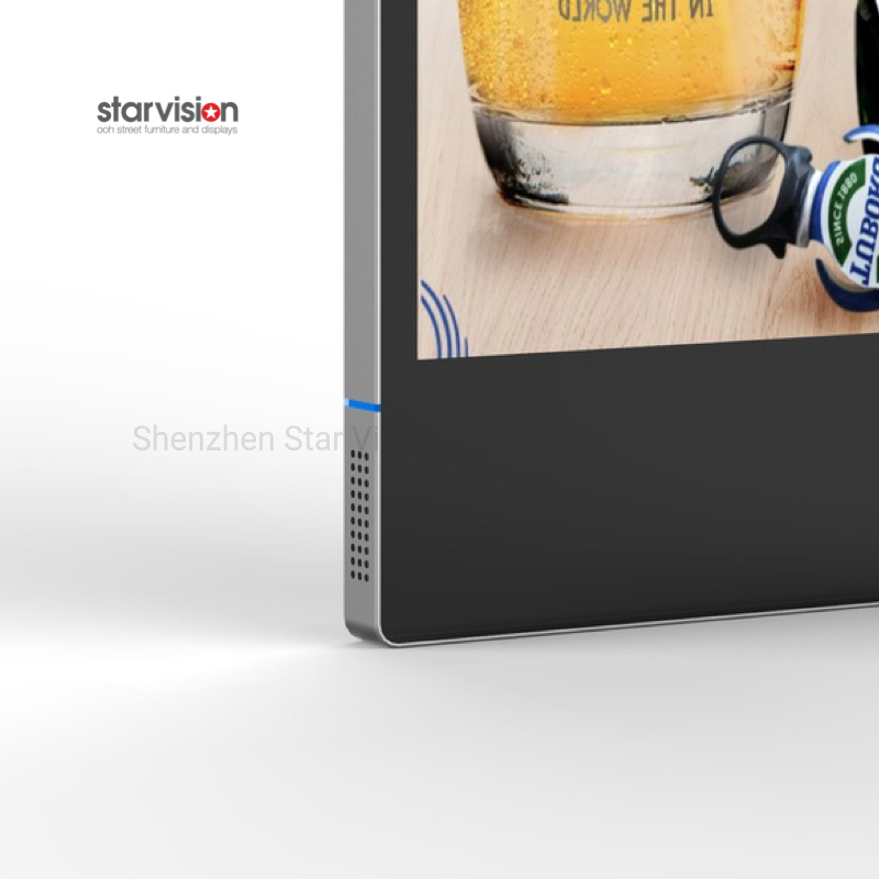 27 32 Inch Ultra Thin LCD Advertising Screen Elevator Digital Signage Display