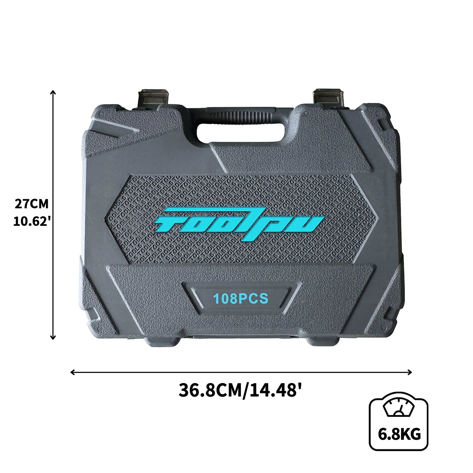 Набор инструментов 108PCS с трещотками 1/4 и 1/2 дюйма