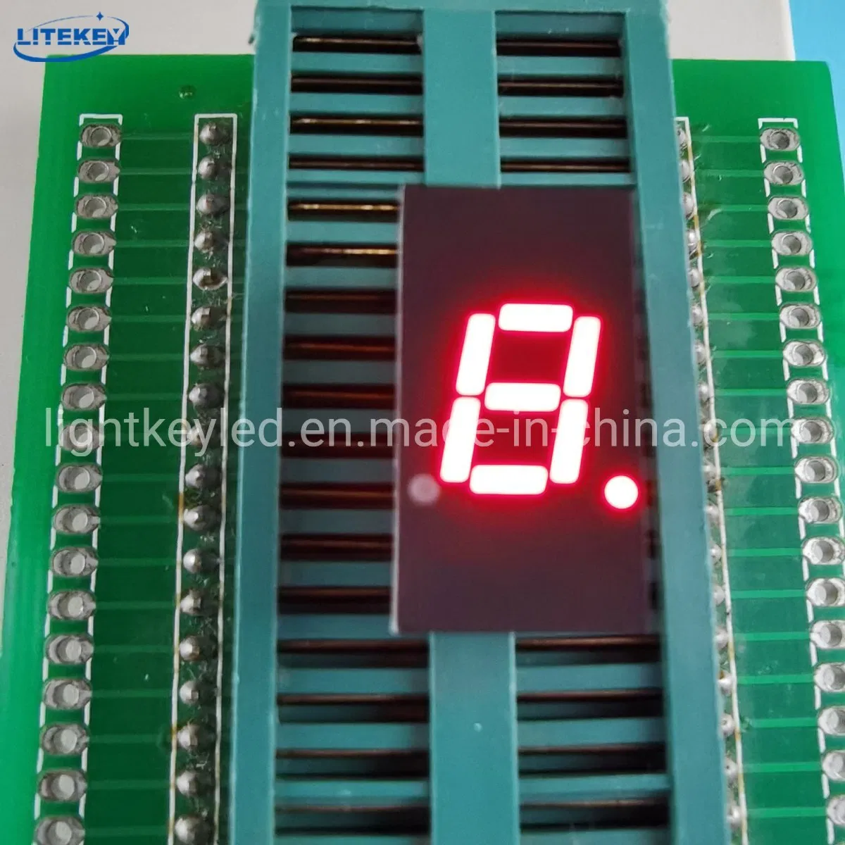 0.3 Inch 1 Digit LED 7 Segment Display with Seven Segment and Dp