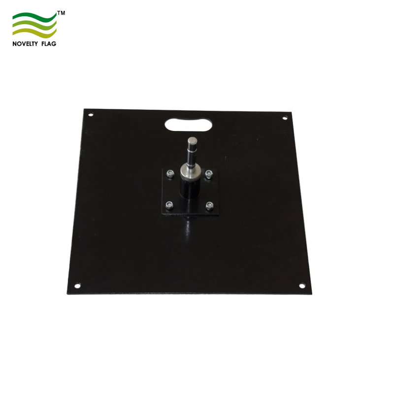 Beach Flying Flags Square Stand Base
