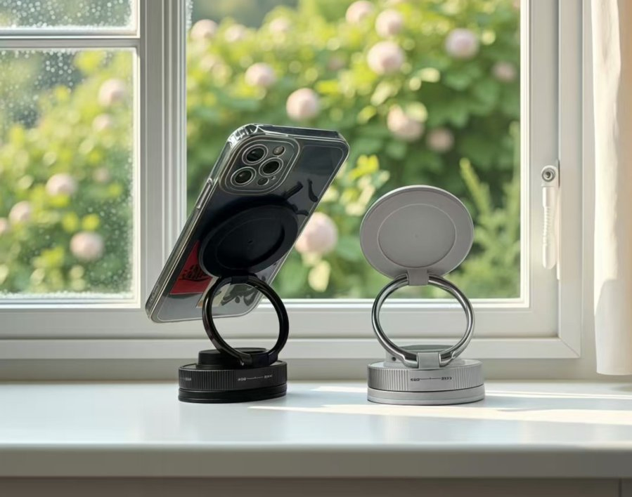 Магнитный держатель для телефона в авто с вакуумной присоской