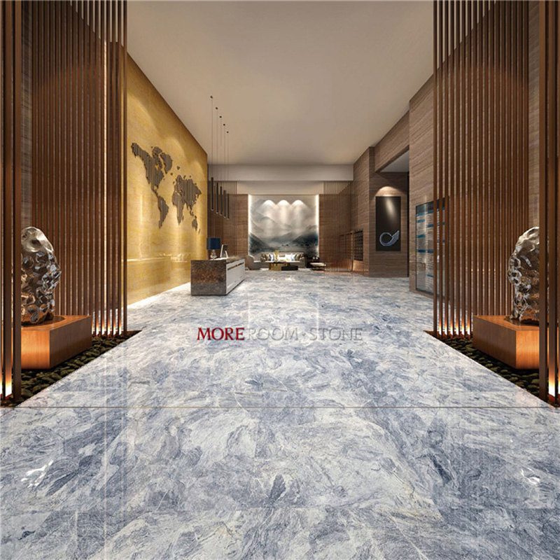 Плитка под голубой мрамор для пола и стен