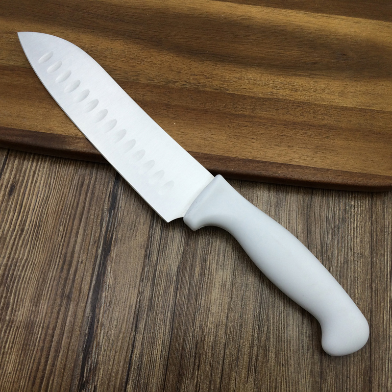 Injected Handle Sharp Santoku Professional Knife