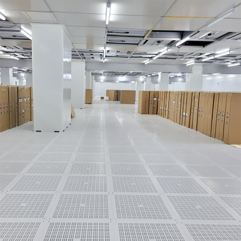 Excellent Rolling Load Performance Aluminum Perforated Access Floor for Microelectronics Industry