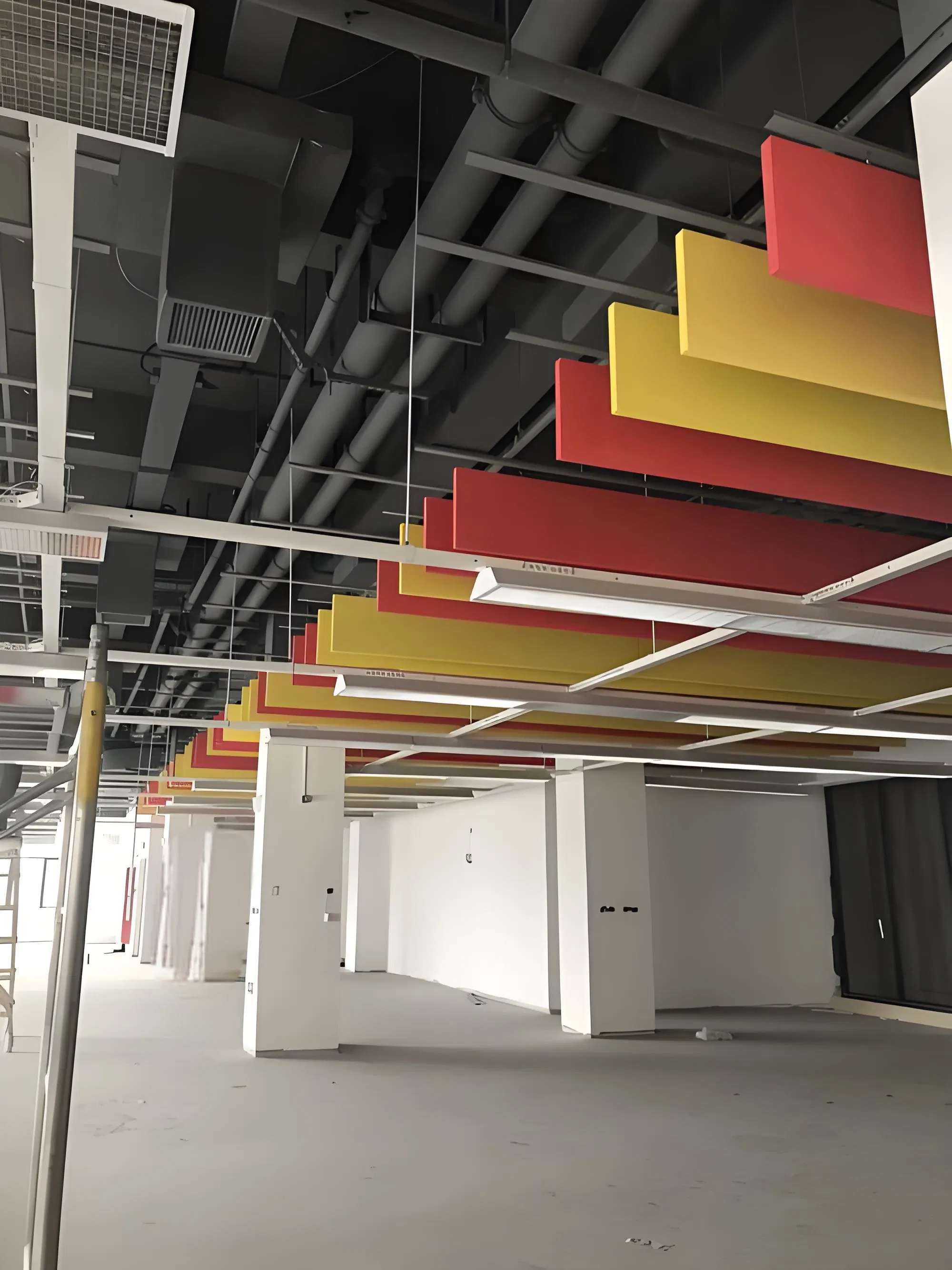 Baffle Ceiling Sound Proofing Fiberglass Acoustic Panels Decorative Ceiling Acoustic Panel for Public Building