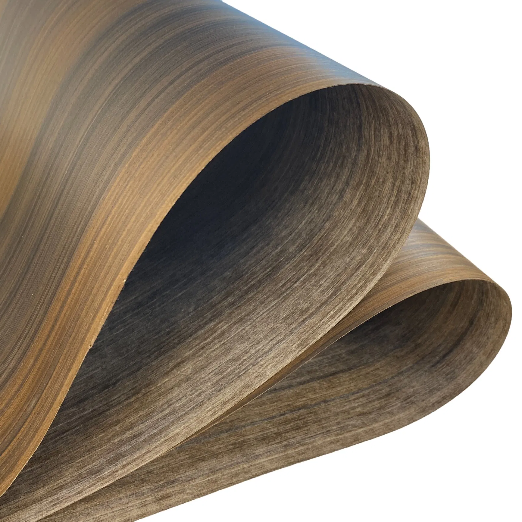 Lingfeng Premium Smoked Eucalyptus Veneer Smooth Surface in Stock Supply