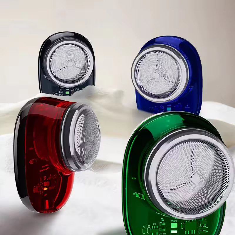 Mini Travel Waterproof 3-Piece Shaver 3-in-1 Wireless Beard Electric Shaver