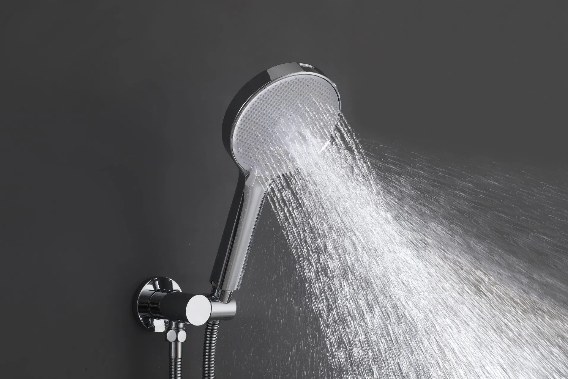 Stainless Steel Bathroom Shower Set with Trim Kit and Rain Head Complete