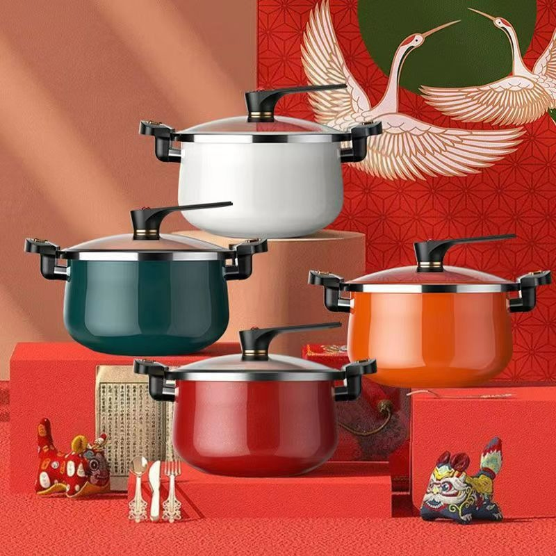 2024 New Custom Logo Corporate Gift Sets 8L Multicooker Nonstick Pressure Cooker