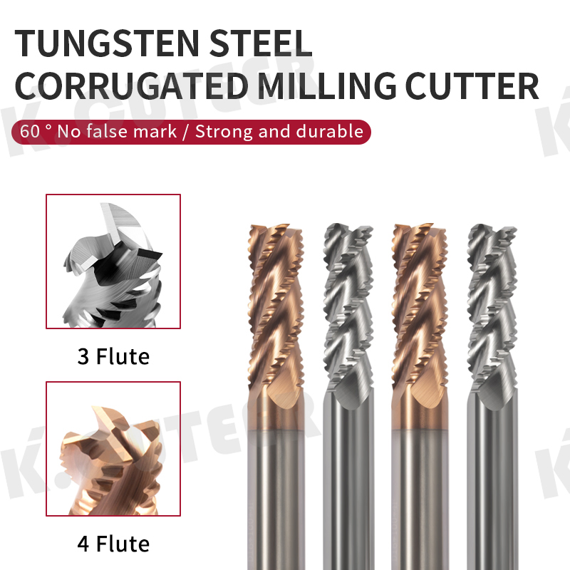 High-Precision CNC Tungsten Steel Alloy End Mill Tool