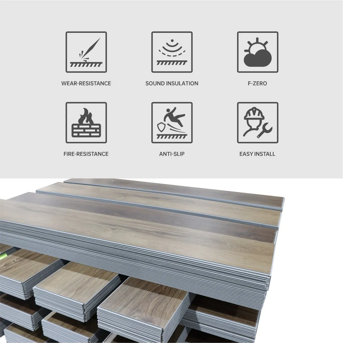 Водостойкий пол SPC 4-6 мм с подложкой IXPE