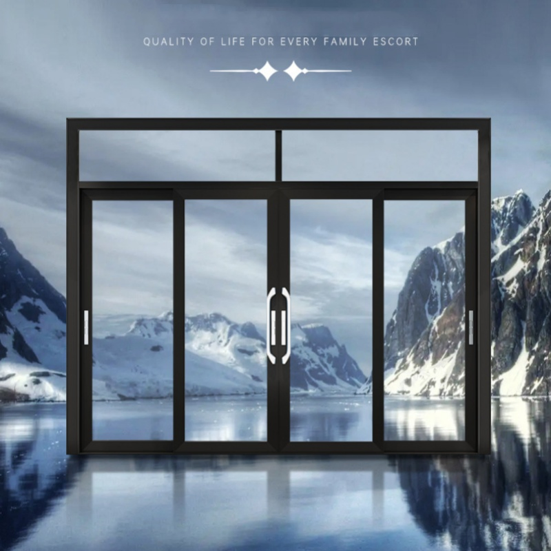 Fireproof Soundproof Aluminum Sliding Door for Residential and Industrial Use