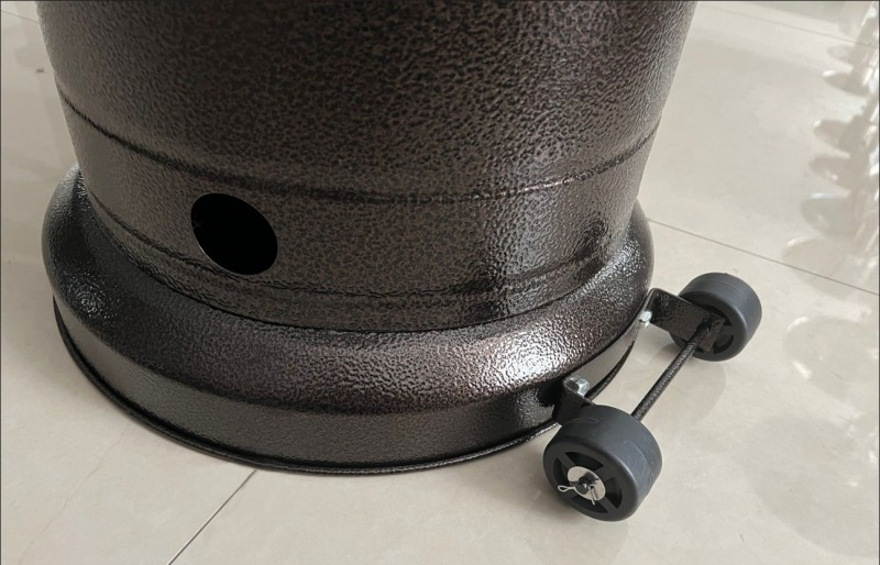 OEM Accepted Patio Warmer Outdoor Umbrella Heater Gas Heater with Wheels