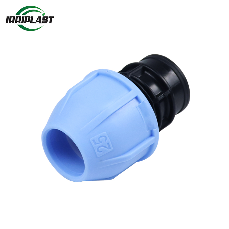 Pipe Fitting HDPE PP Compression Fittings Agricultural Irrigation Accessories Female Coupling