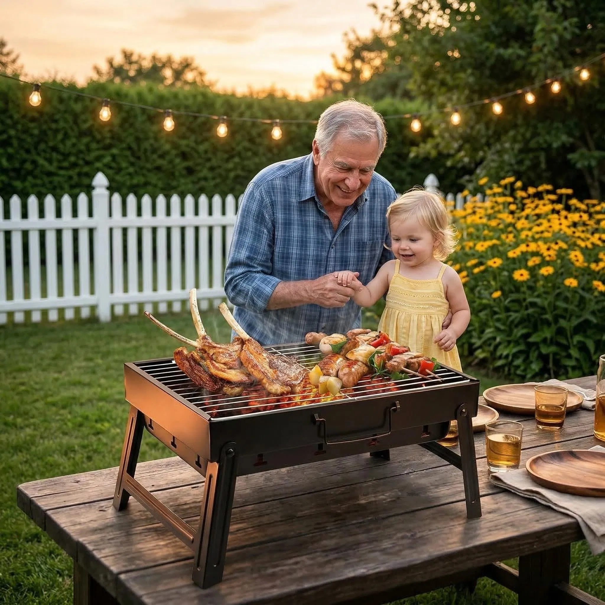 Portable BBQ Grill Manufacturer for Wholesale Folding Charcoal Grill