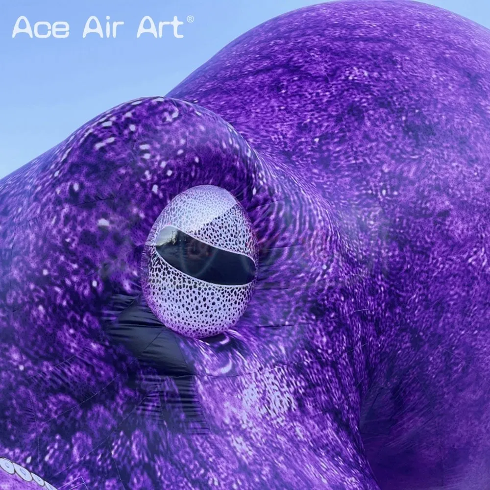 Inflatable Giant Octopus Head Tentacle with Air Blower for Halloween Party Decoration, Advertising