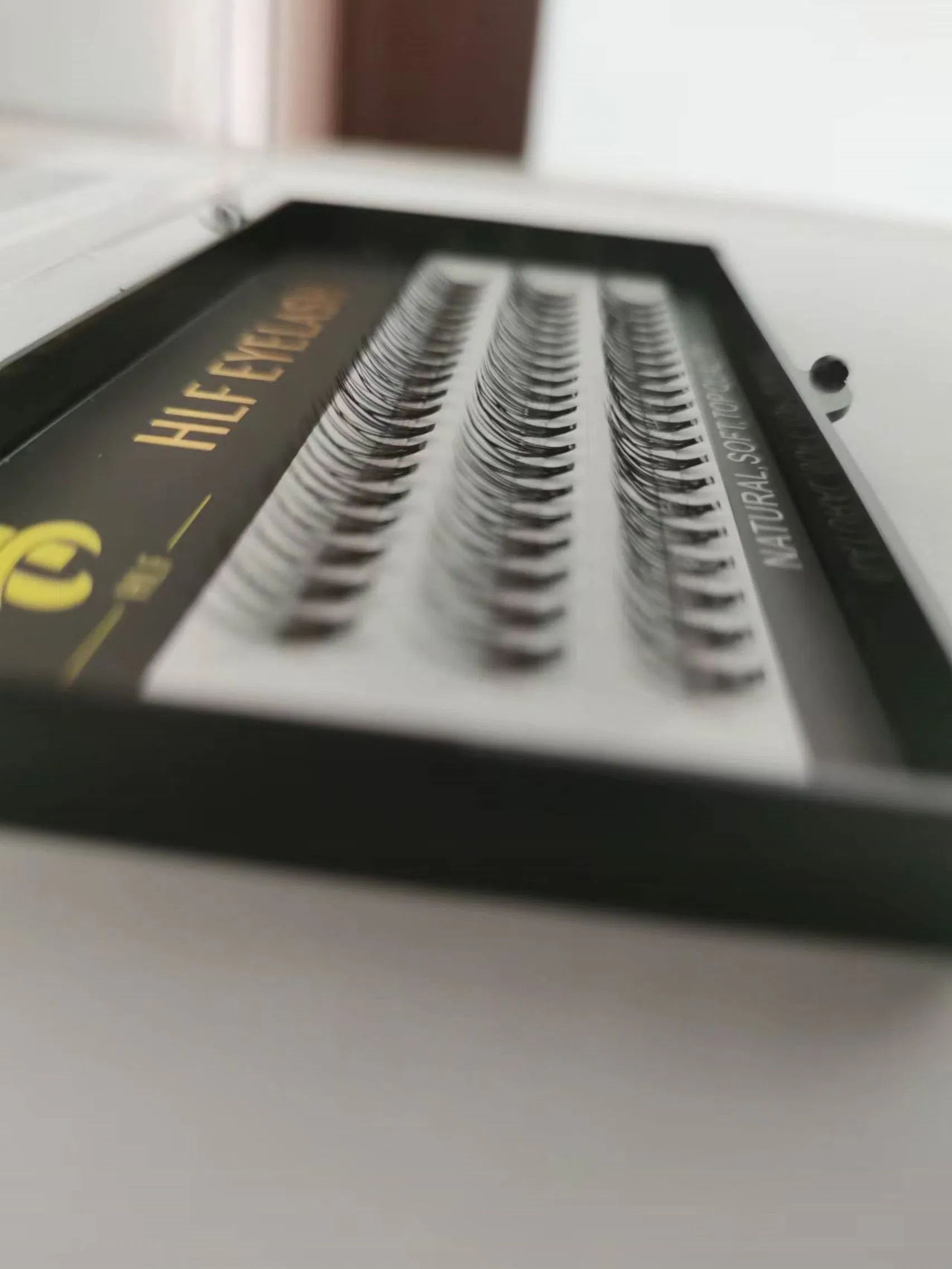 Wholesale Premade Fans Heat Bonded 0.10 0.07mm 20d Faux Mink Lashes Silk Volume Eyelashes Extensions Private Label