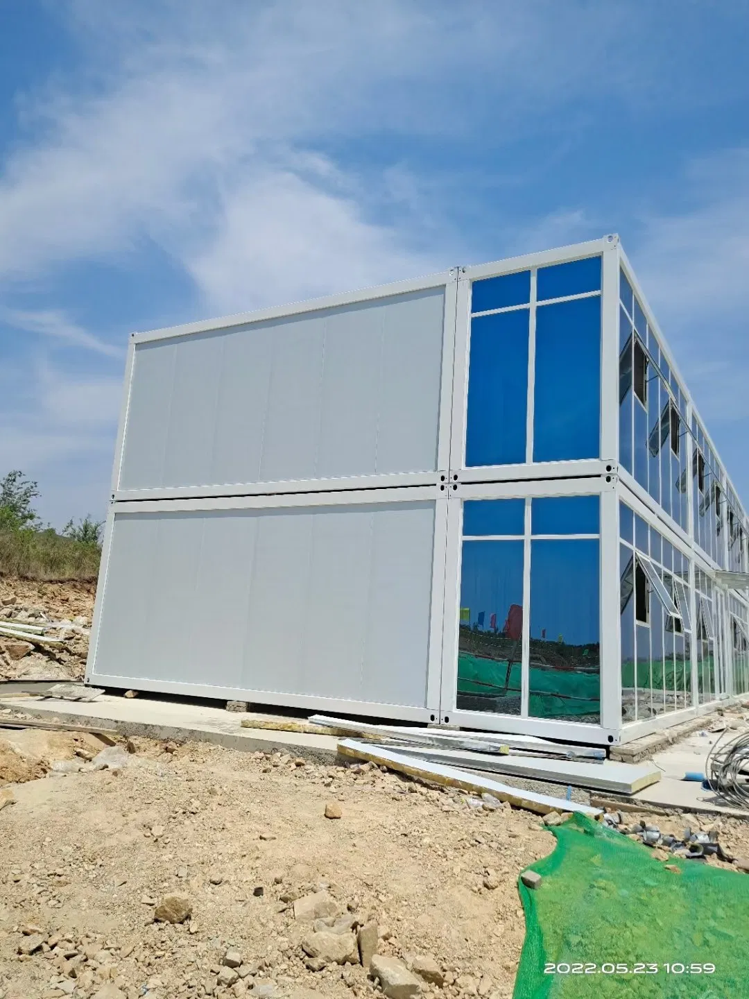Modular Prefabricated Movable Flatpack Quick Built Metal 20FT Container House Workers Dormitory