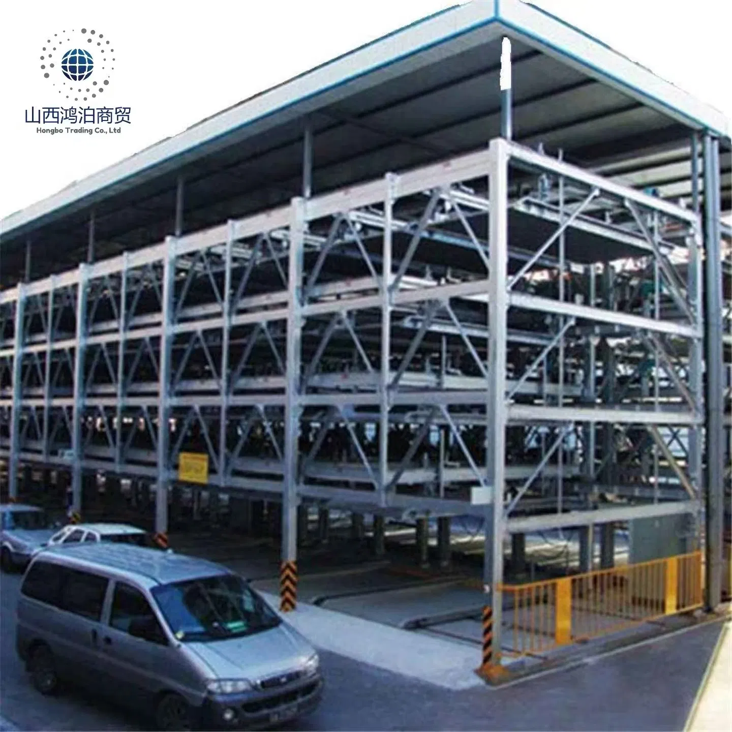 Customized Prefabricated Modular Garage Steel Frame Structure Multi-Level Parking Tower for Space-Saving