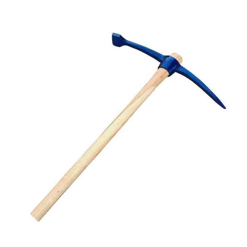 Wholeasle Forged Steel Pickaxe Multifunctional Outdoor Digging Tool for Agricultural Farming Gardening