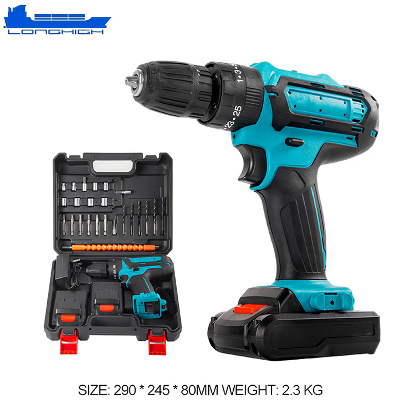 Аккумуляторный ударный шуруповерт T-Rex с аксессуарами