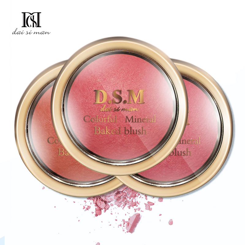 Dsm 3 Colors Makeup Colorful Mineral Baked Blush