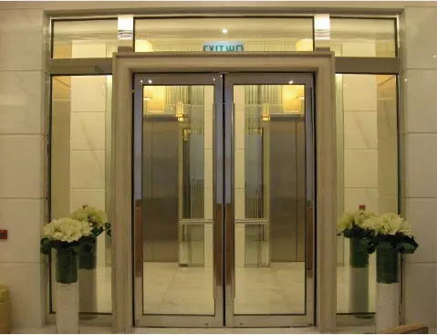 Fire Proof Door with Glass Windows