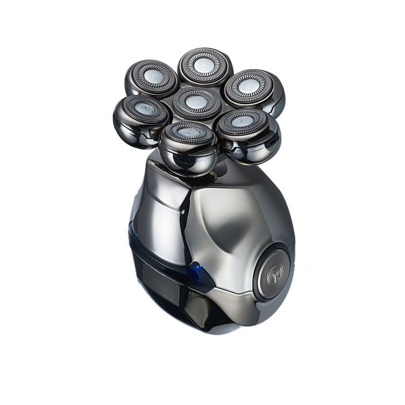 OEM/ODM Electric Head Shaver for Men Water Proof 7 Blade Floating Shaving Head 5 in 1 Shaver Grooming Kit Hair Clipper