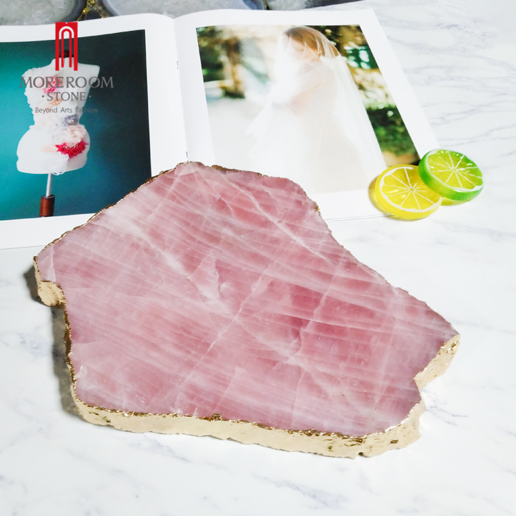 Natural Agate Decor Large Slate Agate Cheese Board Serving Tray