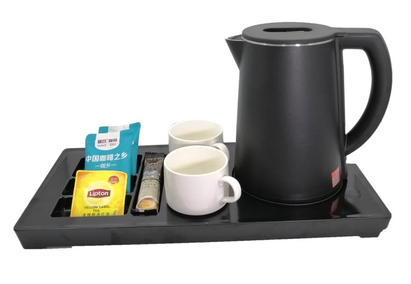 Shenone Wholesale New Hotel Electric Kettle with Tray Set