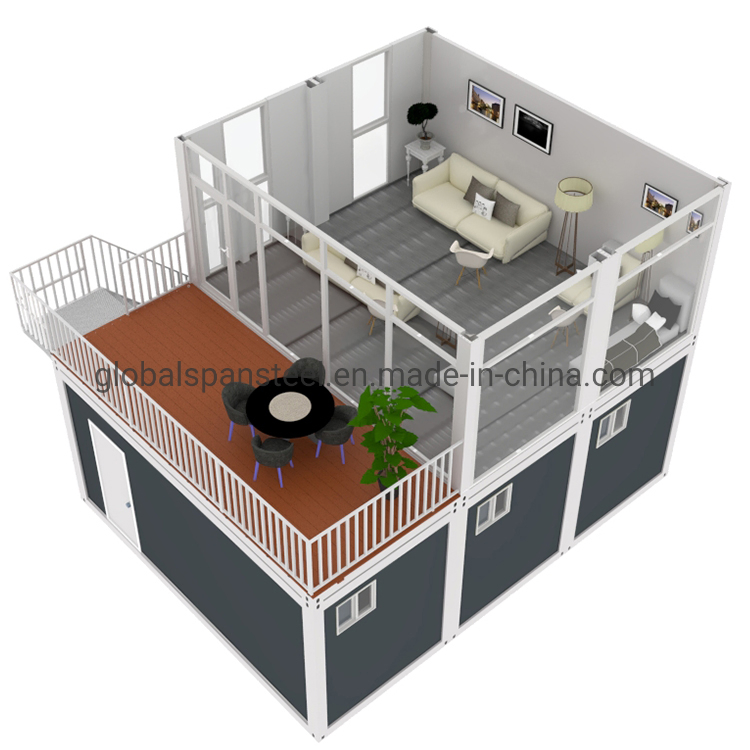 Modular Movable Prefabricated Prefab Container House for Shop Store