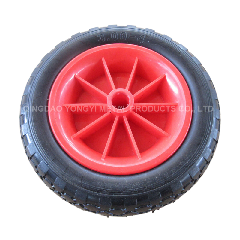 Factory Wholesale Multi Size Anti Puncture PU Handcart Wheels PU Wheels