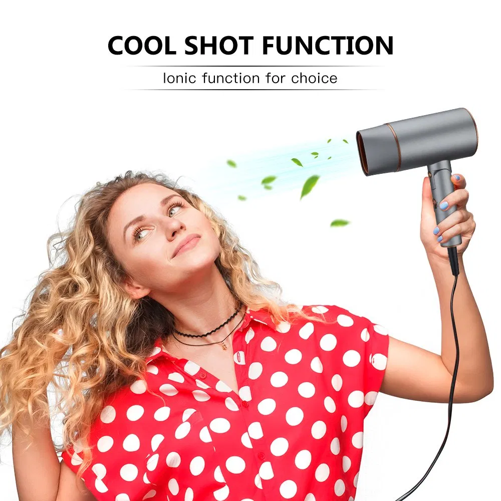 Electric 1800-2100W 2 Temperature Settings Cool Shot Portable Travel Hair Dryer