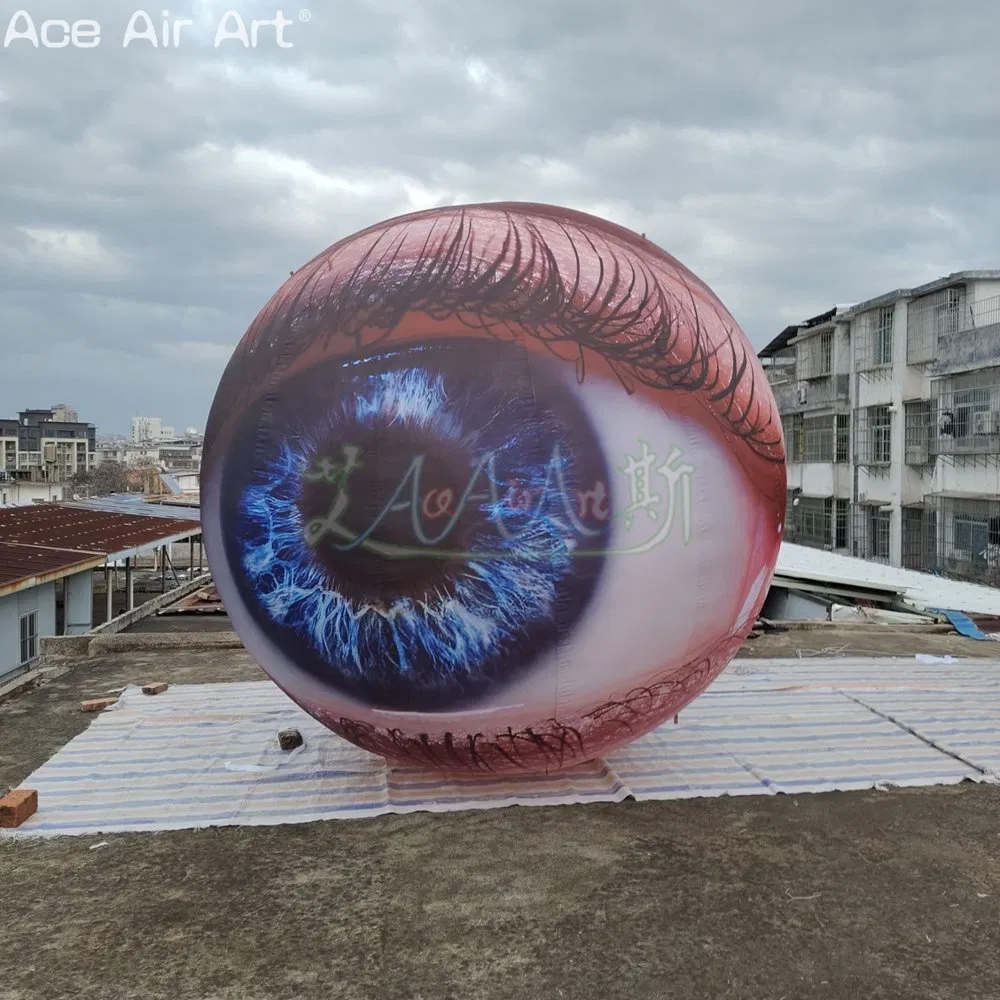 3mh Inflatable Eye Balloon with Illuminated Lighting for Party Decoration or Event