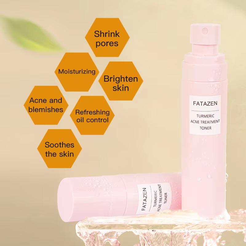 Private Label OEM ODM Moisturizing Skin Care Natural Organic Deep Hydrating Skincare Turmeric Facial Mist Repair Face Toner